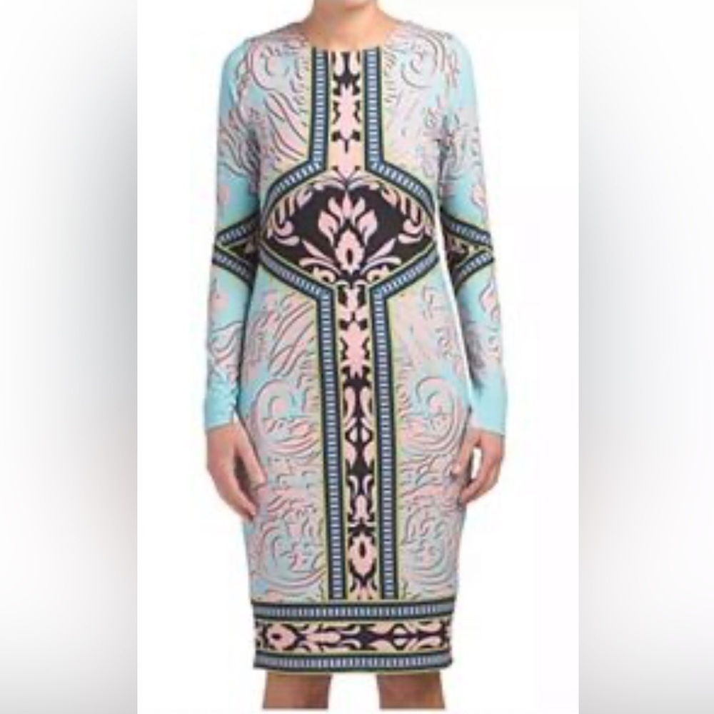 NWOT Hale Bob Oksana Microfiber Jersey Dress XS - Picture 2 of 11